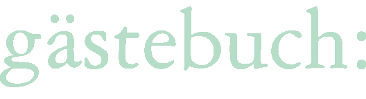 gstebuch: guestbook